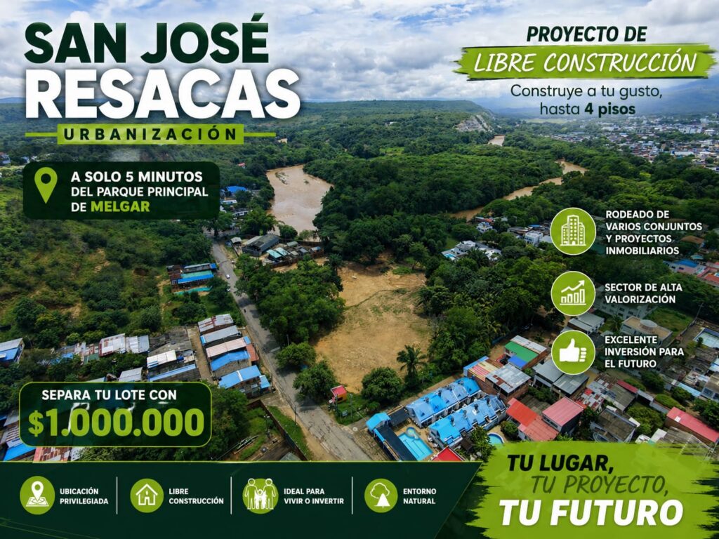 San José de Resacas – Libertad para construir en Melgar
