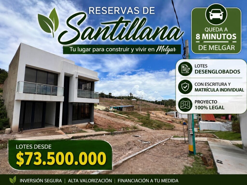 RESERVA DE SANTILLANA – Inversión con proyección en Melgar