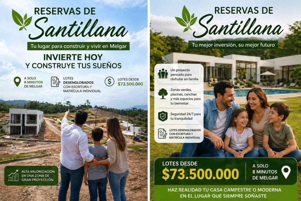 RESERVA DE SANTILLANA – Inversión con proyección en Melgar